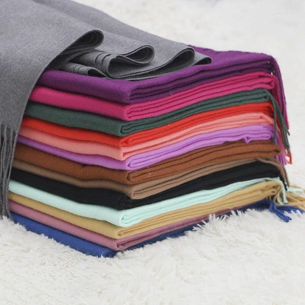 Schals Luxus Designer Dicke Warme Schal Frauen Winter Kaschmir Schals Wraps Weiche Pashimina Hijabs Schals Decke Bandana Geschenk