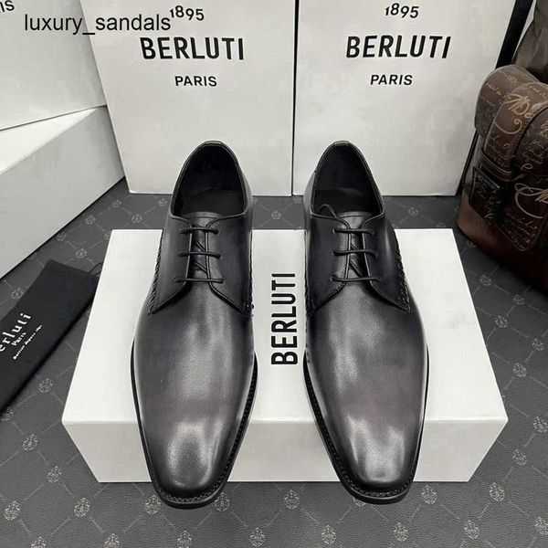 Berluti Sapatos sociais masculinos de couro