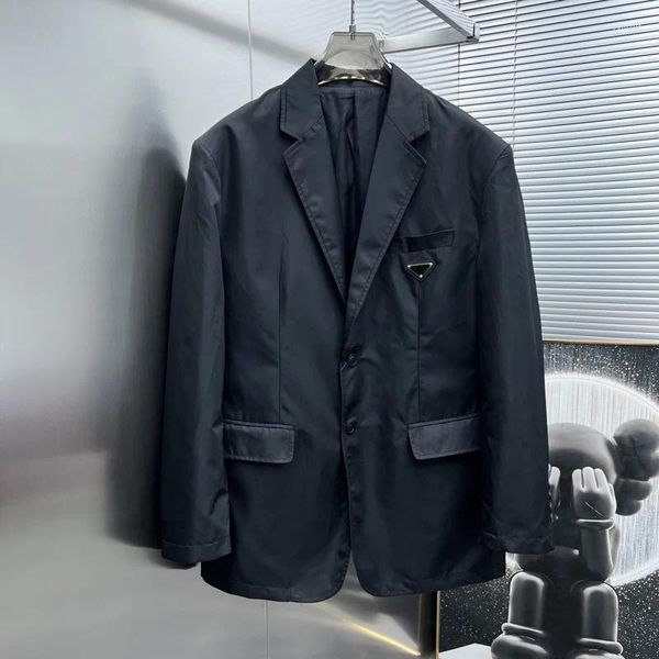 Erkekler Suits Blazer Resmi Elbise Üstler Kış Erkek Takım 2024 Tüm Sezon Ceket Günlük Ceket Giysileri Lüks Elegan Adam