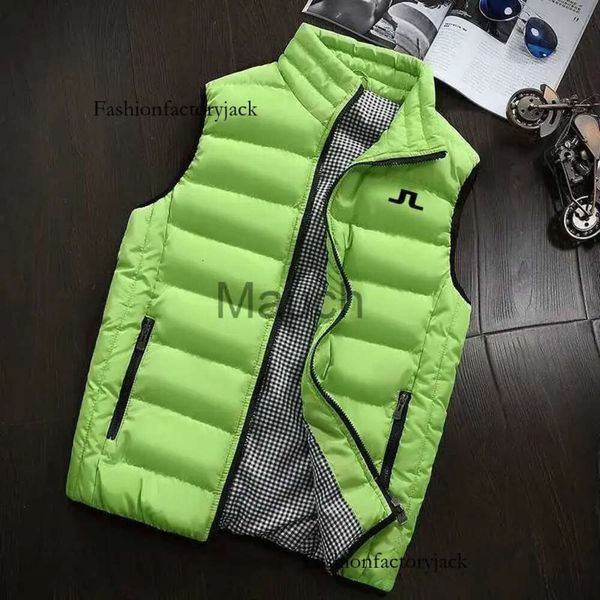 New Light Luxury Piumino da uomo Autunno Uomo J Lindeberg Golf Down V 2023 Cappotto Ultraleggero senza maniche Puffer V Jaet Caldo leggero Giù Jaet Gilet