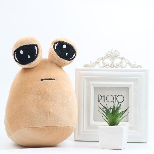 Alien Pou Plüschtier 22 cm Emotion Alien Pou Stofftier Plüschpuppe Kissen Geschenk für Kinder