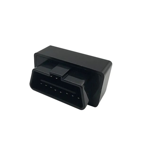 Conector macho automotivo obd2 de 16 pinos, interface de diagnóstico de mini caminhão macho obd com carcaça de 12mm