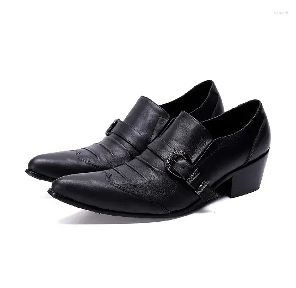 Scarpe eleganti da uomo in pelle di pitone con cinturino con fibbia per feste di moda, matrimoni, ufficio, mocassini in vera pelle Oxford a punta