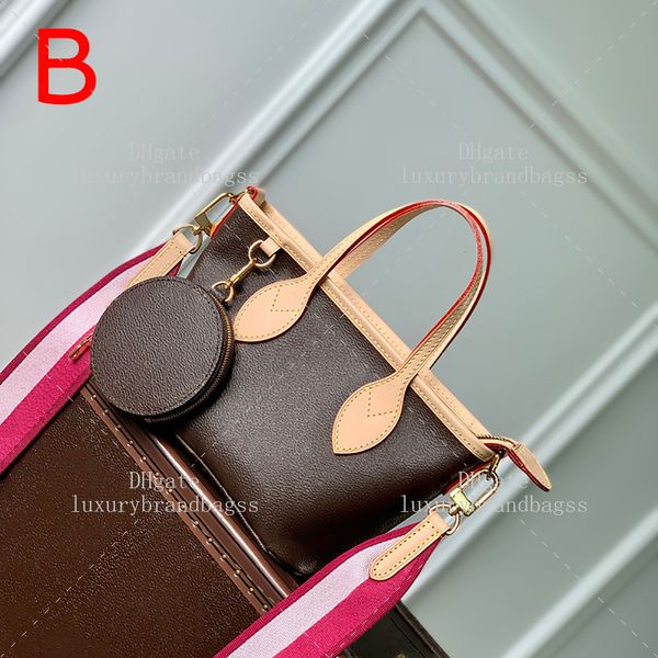 Designer di borse a tracolla donna Mini borsetta tote borsetta al 100% di qualità monogrammata monogrammata con scatola L001
