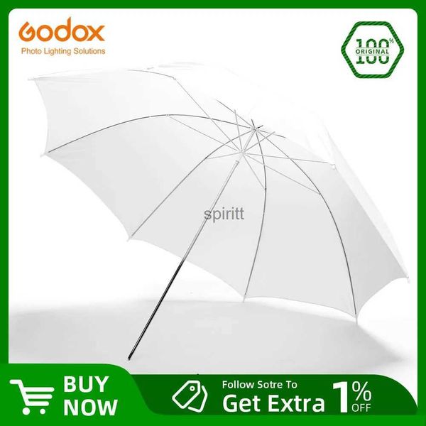 Regenschirme Godox Professional 33'' 84cm Weißer durchscheinender weicher Regenschirm für Fotostudio-Blitzlicht YQ240105