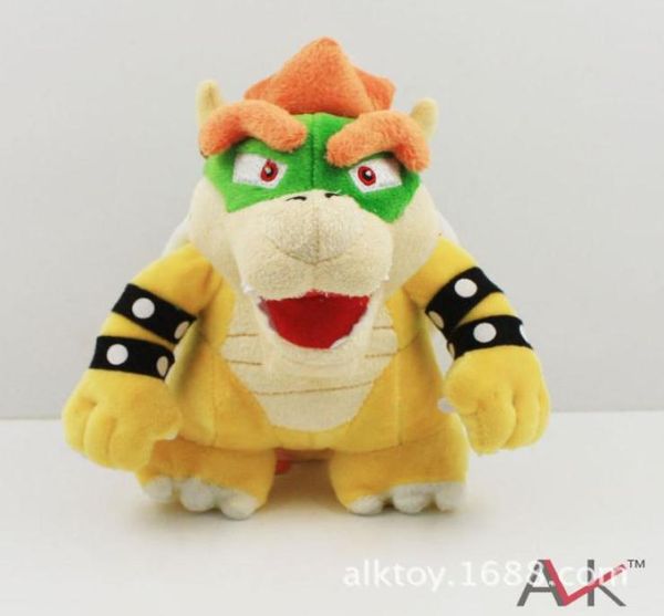 17cm Super Bowser Brinquedo de pelúcia Bowser Super brinquedos de pelúcia Koopa Bowser dragão pelúcia doll9641015