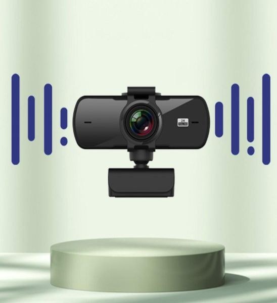 Webcam 2k full hd 1080p com autofoco e microfone, câmera web usb para pc, computador, mac, laptop, desktop, youtube, webcamera1323124