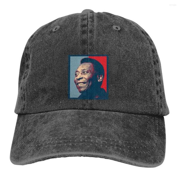 Bonés de bola Pelé Smile The Baseball Cap Peaked Capt Sport Unisex Outdoor Custom Hats