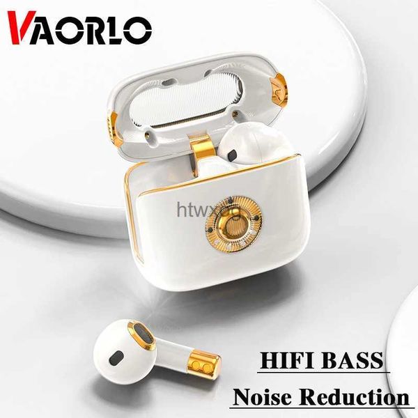 Auricolari per telefoni cellulari Nuovo TWS Auricolare Bluetooth Luxury Retro HiFi Super Bass Cuffie cablate Monitor in-ear Auricolari con microfono Cuffie da gioco sportive YQ240105