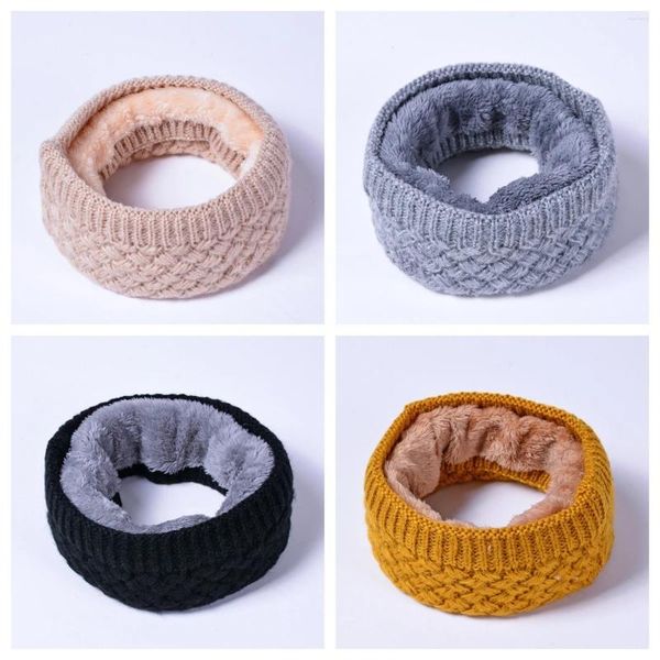 Lenços inverno quente escovado malha pescoço aquecedor círculo sair envoltório cowl loop snood xale ao ar livre esqui escalada cachecol para homens mulheres