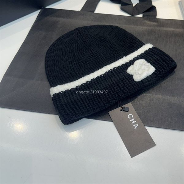 Beanie Designer Chapéu Inverno 968462 Cap Top Lazer Carta Alen Malha Homens Mulheres Fit Coelho Macio Crânio Chapéu Ao Ar Livre Moda Clássico Design de Alta Qualidade Mantenha Quente Novo