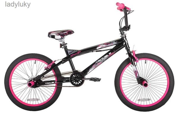 Bicicletas 20 meninas BMX bicicleta preta/rosa bicicletas infantis para meninasL240105