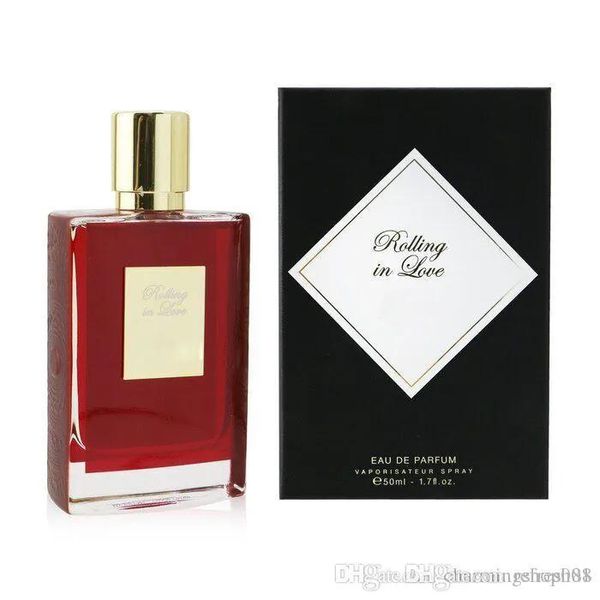 Perfumes quentes de incenso para mulheres beijo de uma rosa senhora perfume spray 50ml edt edp mais alta qualidade 1:1 kelian