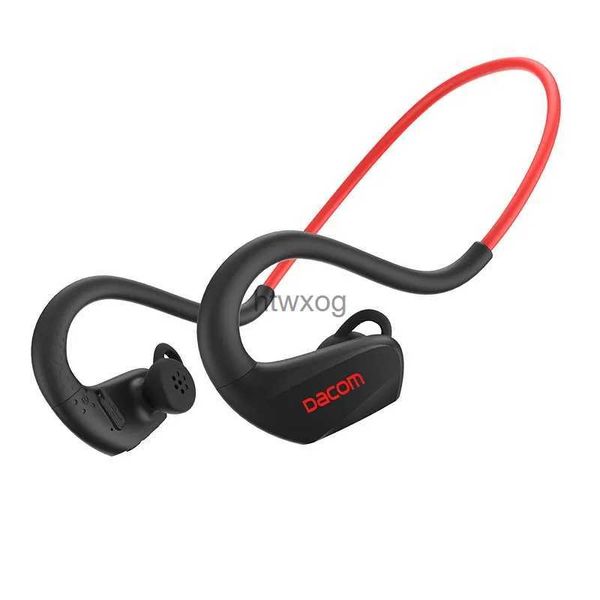 Fones de ouvido de telefone celular Dacom E60 Condução óssea Bluetooth Fone de ouvido sem fio esportivo IPX7 à prova d'água com cancelamento de ruído estéreo baixo fone de ouvido de música YQ240105