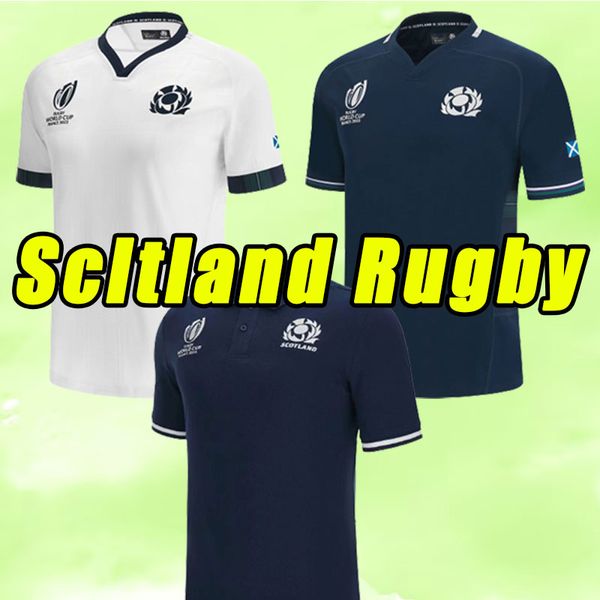 Schottland 2023 Rugby Jersrys Heimnationalmannschaft Schottland POLO T-Shirt Rugby Jersey Herrenhemden 2024 neu 4XL 3XL 5XL Auswärtsweltmeisterschaft Siebener Training 23 24