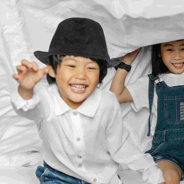 Berets Wide Eaves Middle Aged Kids Top Hat Kinderhüte für 14-Jährige Fedora Girl