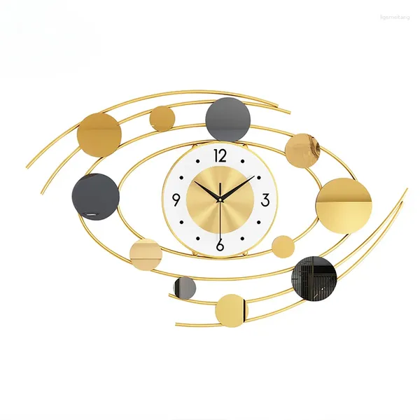 Настенные часы, роскошные часы в скандинавском стиле, современный дизайн, большие бесшумные креативные большие цифровые часы, новинка, кухонный декор Wandklok