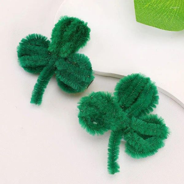 Haarschmuck 2 Stück Lucky Clover Haripins für Mädchen St. Patrick's Day Hut Stiefel Clips Kinder Party Haarspangen Kopfbedeckung Kinder Haarklammern