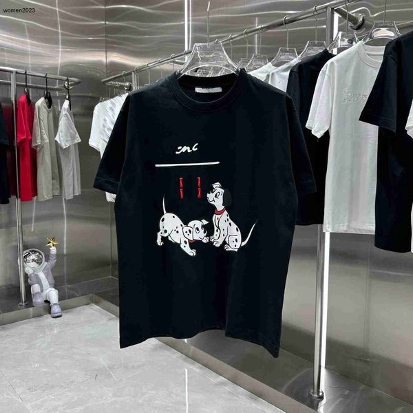 Мужская футболка мужская дизайнерская футболка уличная одежда мужская рубашка с круглым вырезом спортивная рубашка женская футболка с логотипом модная белая собака с принтом спортивный джемпер размер S-XXL Январь 05