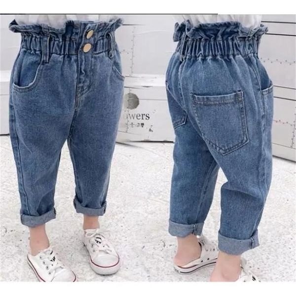 Jeans primavera e autunno abbigliamento per bambini pantaloni jeans casual Abbigliamento per bambini Neonate Pantaloni a matita in denim Jeans da ragazza SH190907