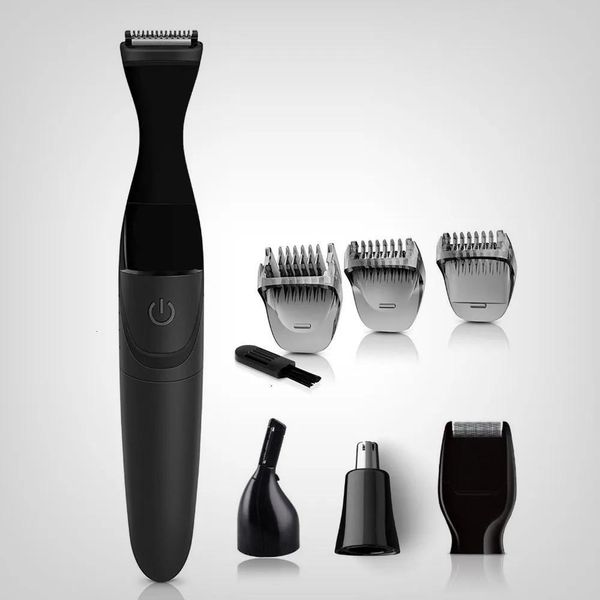 Düzelticiler Clippers düzelticiler 4in1 Burun Saç Kırpma Sakal Trimer Erkekler Kaş Yüzü Anız Burun Düzenleyicisi Kulak Makinesi Epilasyon AA BA