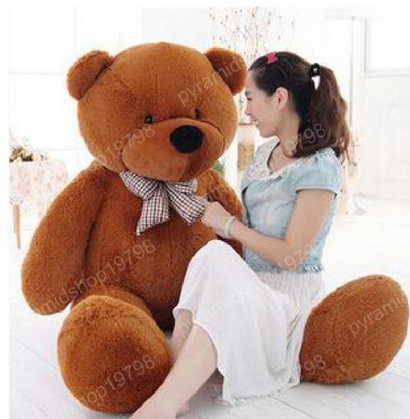 Neu eingetroffener riesiger 80 cm großer Teddybär aus Plüsch, riesiges Stofftier, 08 m, Plüschtiere, Valentinstagsgeschenk, Geburtstagsgeschenke, Neujahr, 2552205