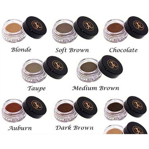 Potenziatori per sopracciglia Anastasia Beverly Hills Dipbrow Pomade Marrone medio Trucco waterproof 4G Biondo/Chocolabrow Biondo Cioccolato Scuro Eb Dhugq