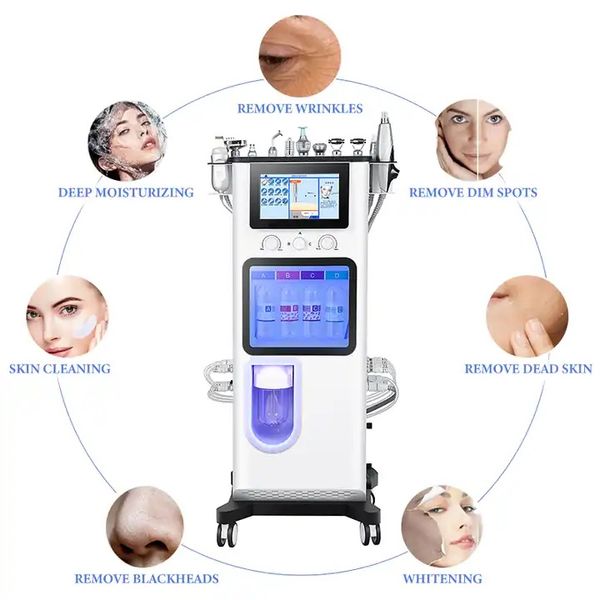 Máquina de infusão dérmica de casca de seda, máquina facial multifuncional 13 em 1