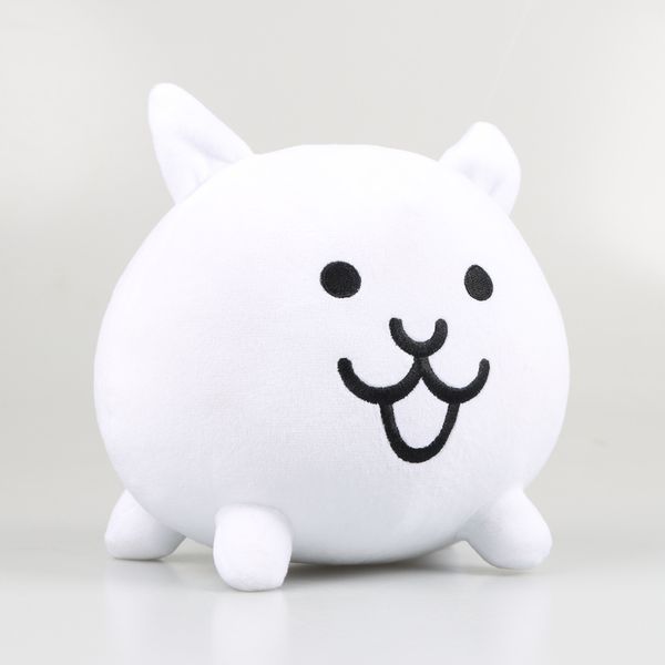 7.8 pollici The Battle Cats Kawaii Cat Peluche Lovely White Kitty Simpatici animali di peluche morbidi Doll Ragazze Bambini Bambini Baby Compleanno Regalo di Natale