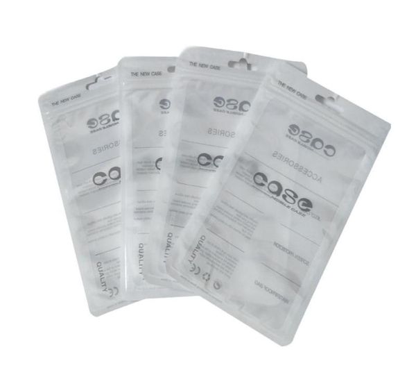 Borse con chiusura a zip Confezione al dettaglio con cerniera Borsa trasparente trasparente per cellulare PER iPhone 12 Custodia Samsung S20 Imballaggio in plastica Foro per appendere Pouc8669994