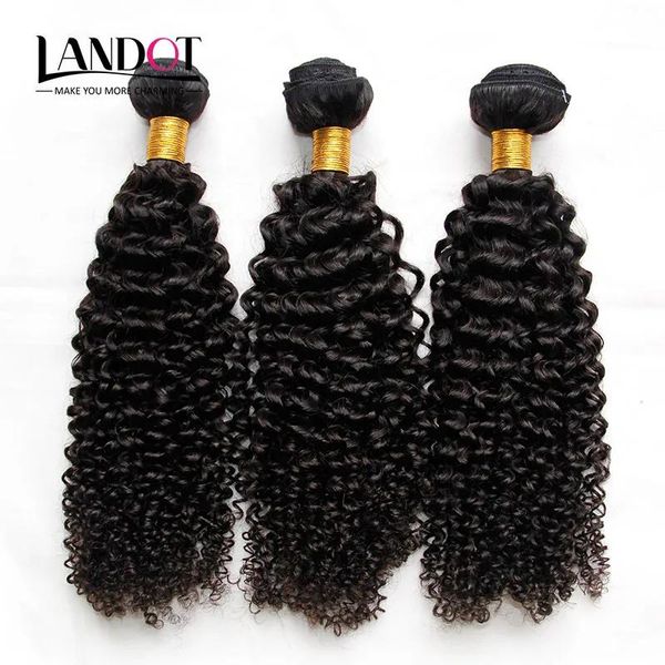 Wefts Cambojano Cabelo Encaracolado Não Transformado Cambojano Kinky Curly Cabelo Humano Tecer 3 Pacotes Lote 8A Grau Cambojano Jerry Curls Extensio