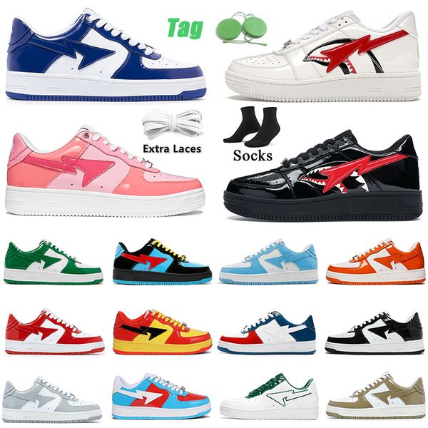 2024 Designer Sapatos Sapatos Casuais Mens Sapatilhas Mulheres Treinadores Preto Branco AAA + Couro Verde AZUL Laranja Grande Tamanho US 11 Sports DHL