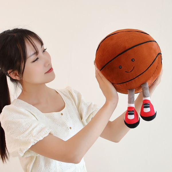 Plüschtier, Squishy-Kissen, heißes Spielzeug, Squishmallow-Plüschtier, 25 cm, Basketball-Puppen, lustige, süße, beruhigende Stoffpuppe, Plüschtier, Tier-Weihnachtsgeschenk, Spielzeug für Babys