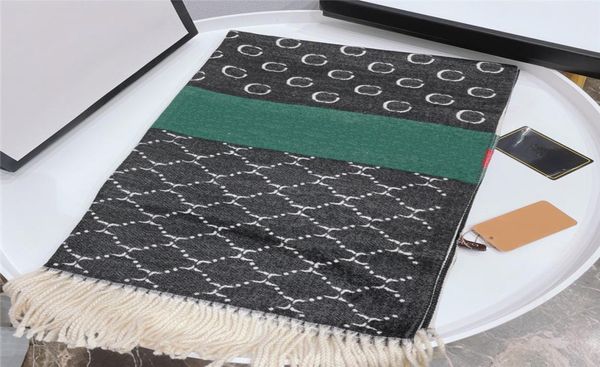 Kaschmir Seidenschal für Männer Frauen Designer Schal Mode Pashmina Frau Sciarpa Luxus Wollschals Wraps Winter warme Schals Ta9296663