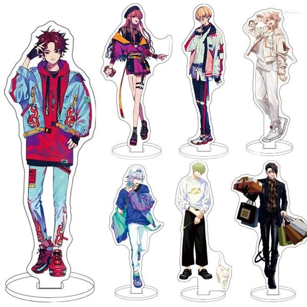 Chaveiros Anime Paradoxo Figuras ao vivo Miyama Kei Rokuta Acrílico Stands Modelo Yeon Hajun Standee Sign Desk Decor Prop Fan Otaku Presente