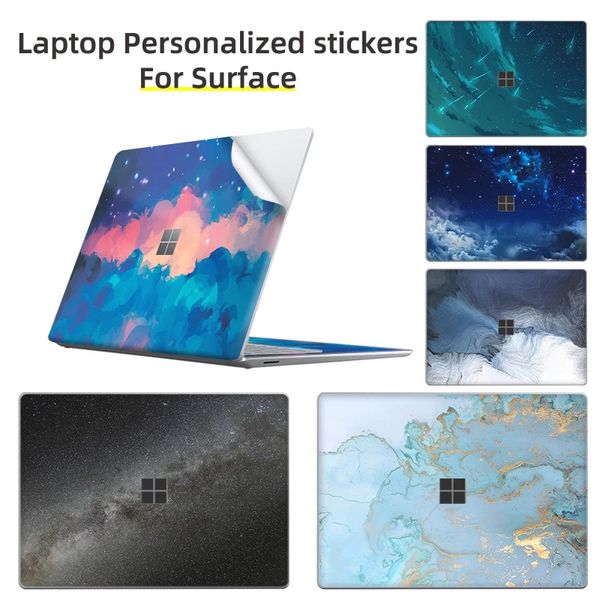 Полная защита ноутбука для Surface Laptop 3/4/5 13,5 15 дюймов Виниловая наклейка с цветной печатью для Surface Book 2 13,5 15 дюймов 240104