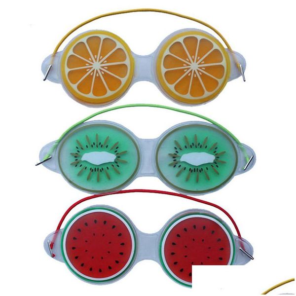 Festa Favor 3 Estilos Gelo Gel Máscara de Olho Máscaras de Sono Festa Favor Compressa Fria Bonito Géis de Frutas Olhos Fadiga Alívio Refrigeração Cuidados Relaxatio Dhsab