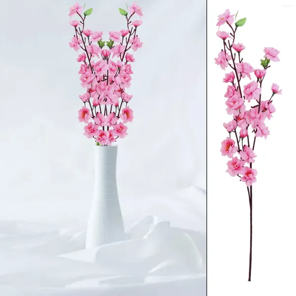 Simulazione di fiori decorativi Fiore di seta artificiale rosa pesca per ghirlande di rose rosa