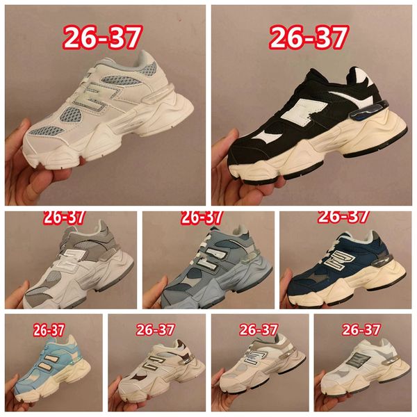 Novità 9060 Scarpe firmate per bambini bambini Sneakers ragazzi ragazze Low rosa Blu verde gioventù Camouflage Skateboarding jogging Sport Star Scarpe da ginnastica scarpe per bambini