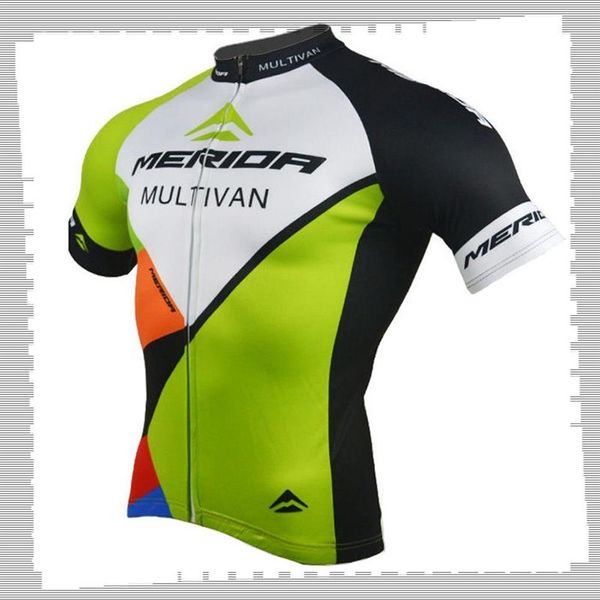 Radfahren Jersey Pro Team MERIDA Herren Sommer schnell trocknend Sport Uniform Mountainbike Shirts Straße Fahrrad Tops Racing Kleidung Outdoor254j