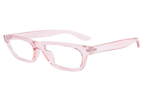 Nuevo Diseñador de color rosa Mujer Gafas Marcos ópticos Gafas redondas verdes Marco Lente transparente Gafas Color caramelo Marco de anteojos Mujeres Hombres5628149