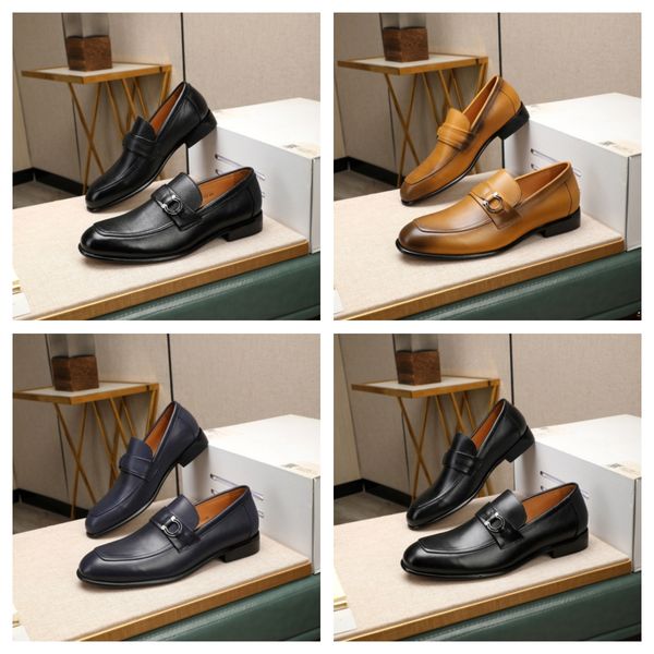 Yüksek kaliteli iş loafers erkekler sıradan lüks tasarımcı ayakkabı üzerinde kayma gerçek deri erkek ayakkabı marka sürüş ayakkabıları ofis resmi ayakkabı boyutu 38-46