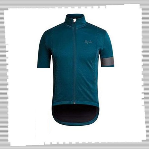 Pro Team Rapha Cycling Jersey Erkek Yaz Hızlı Kuru Spor Üniforma Dağ Bisiklet Gömlekleri Yol Bisiklet Üstleri Yarış Giyim Açık Dış Mekan 309h