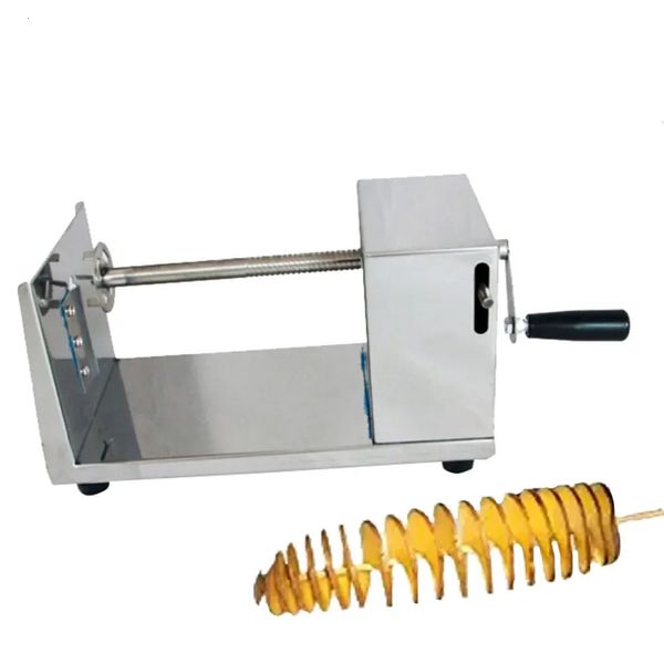 Tagliapasta manuale per patate Tornado, affettatrice a spirale per patate 240105