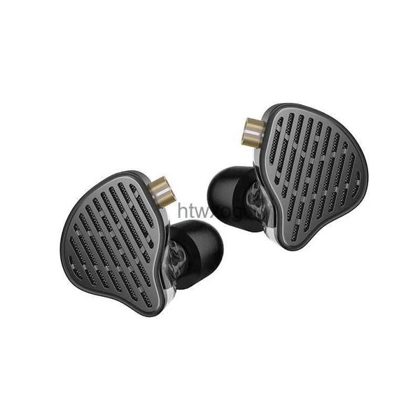 Fones de ouvido de telefone celular KZ X HBB PR2 Flat Driver 13,2 mm avião grandes chifres Fones de ouvido Música Fones de ouvido HiFi Bass Monitor Earbuds Sport Wired Headset YQ240105