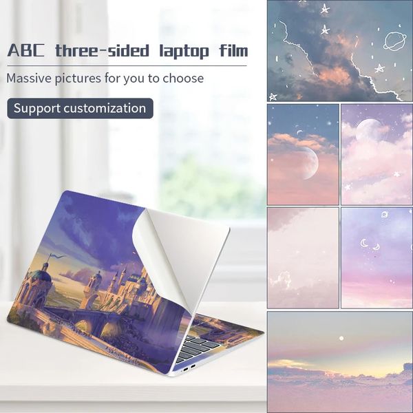 DIY Laptop Aufkleber Skins Vinyl Film Notebook Künstlerische Dekorieren Aufkleber für 11.613.31415.617.3 für macbook air/Lenovo/ASUS 240104