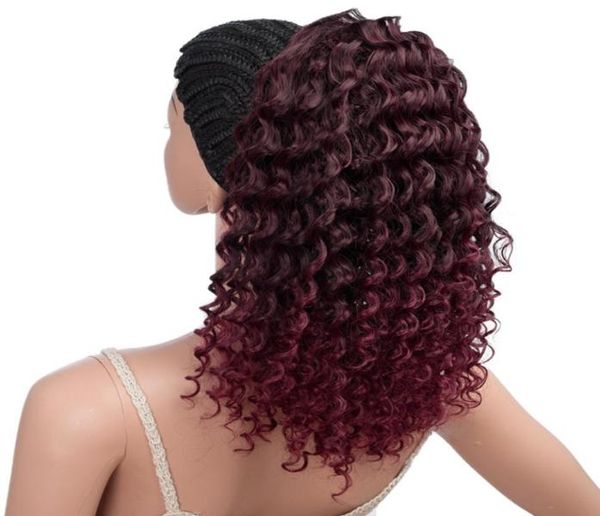 Peruca de rabo de cavalo com grampos de cabelo 12 polegadas extensões de rabo de cavalo sintético cordão rabo de cavalo envoltório clipe no cabelo 6839921