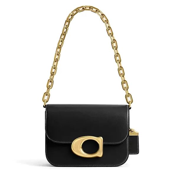 женская мужская сумка через плечо IDOL из натуральной кожи, роскошная сумка-тоут, сумка через плечо, дизайнерская сумка через плечо, модная сумка-клатч с золотой серебряной цепочкой, дорожные сумки