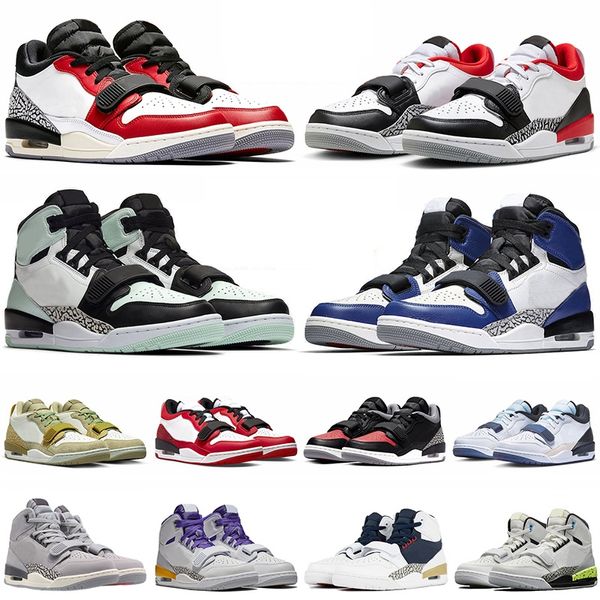 Legacy 312 Baixo Basquete Alto Designer Branco Homens Mulheres Ano The Rabbit Exploration Unit Fire Red 23 Chicago Bulls Black Toe Olive Vanilla Azul claro Cinza claro Criado