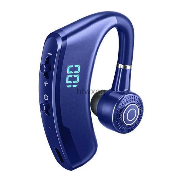 Fones de ouvido de telefone celular V9 fone de ouvido Bluetooth sem fio pendurado tipo de orelha super longa espera negócios HD chamada é adequado para Android YQ240105
